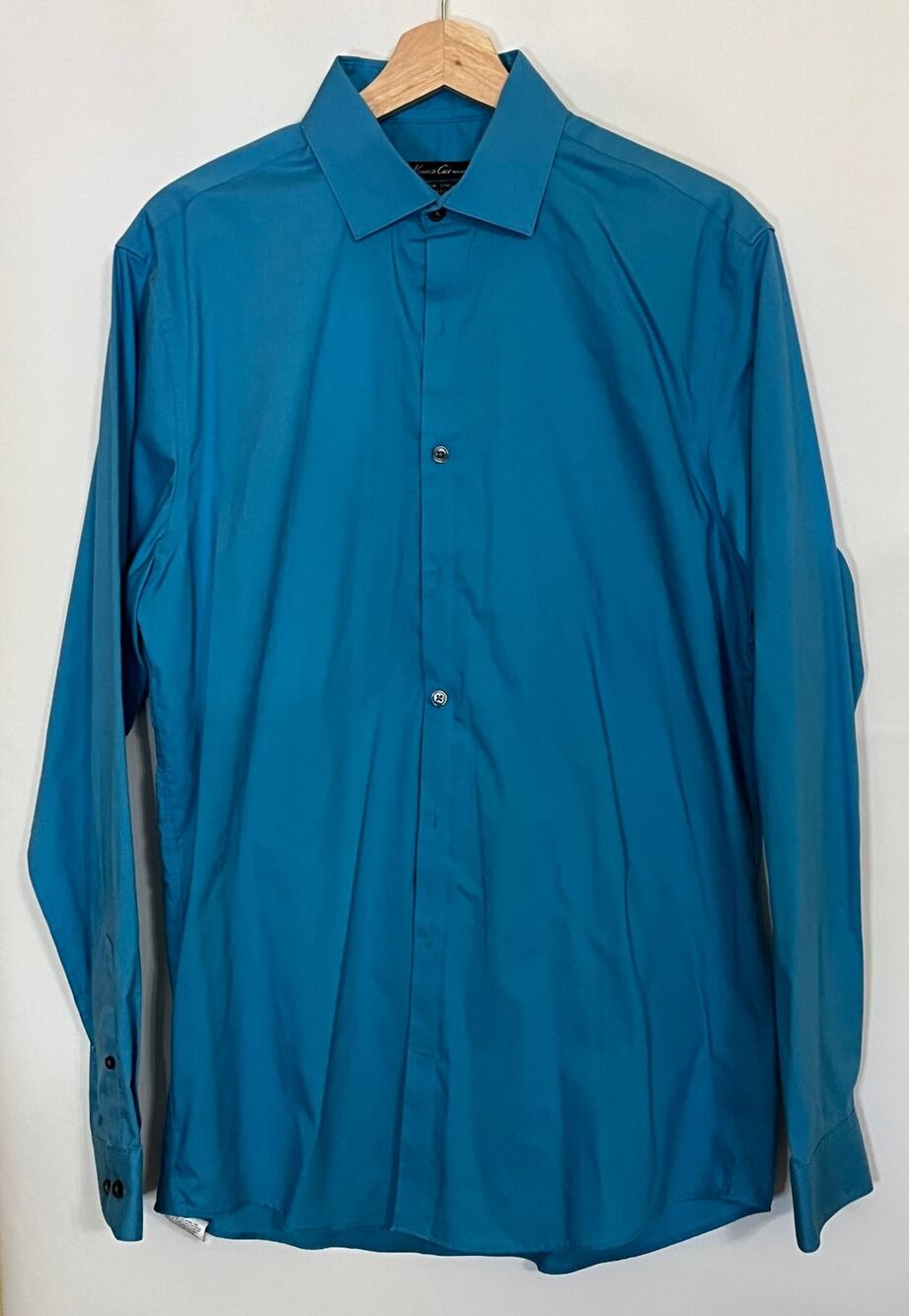Kenneth Cole New York Non Iron - Stretch Slim Fit size 15 1/2, 34/35 Pre-Owned
